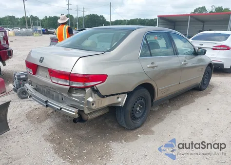 2004 Honda Accord 2.4 Lx from USA, damaged, VIN 3HGCM56374G700990